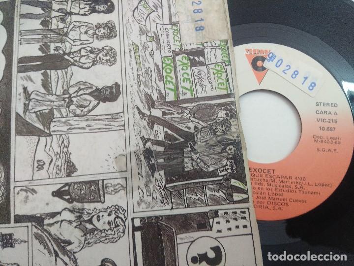 Discos de vinilo: EXOCET/TE TIENES QUE ESCAPAR/SINGLE. - Foto 2