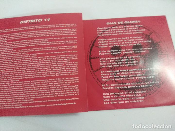 Discos de vinilo: DISTRITO 14/DIAS DE GLORIA/SINGLE. - Foto 2