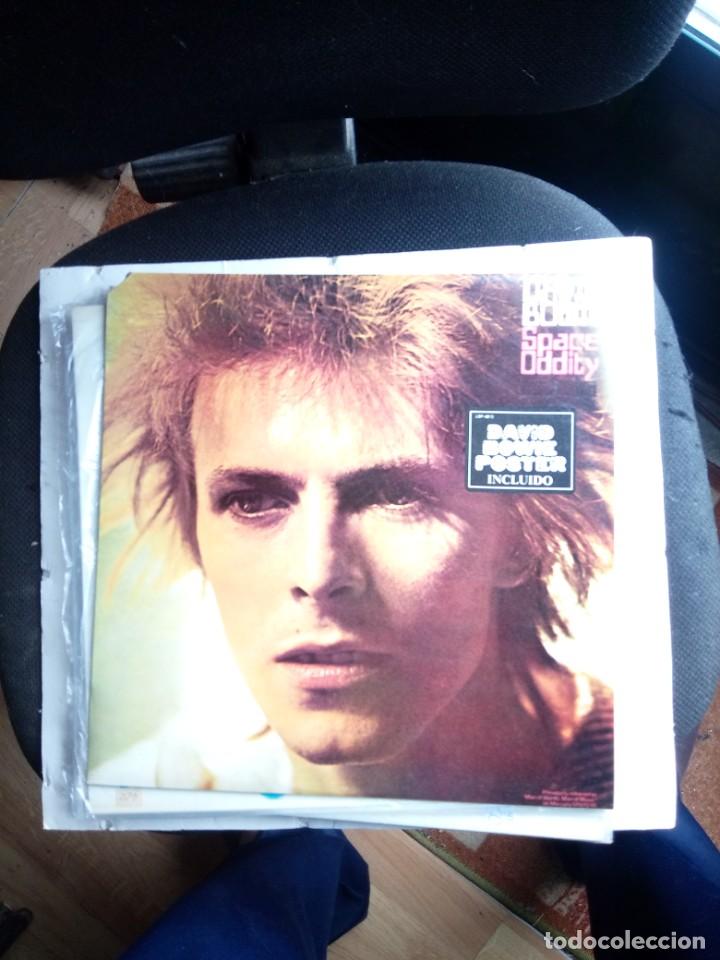 Discos de vinilo: DAVID BOWIE - SPACE ODDITY 1973 POSTER E INSERT - Foto 1