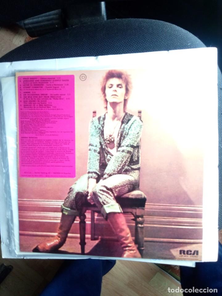 Discos de vinilo: DAVID BOWIE - SPACE ODDITY 1973 POSTER E INSERT - Foto 2