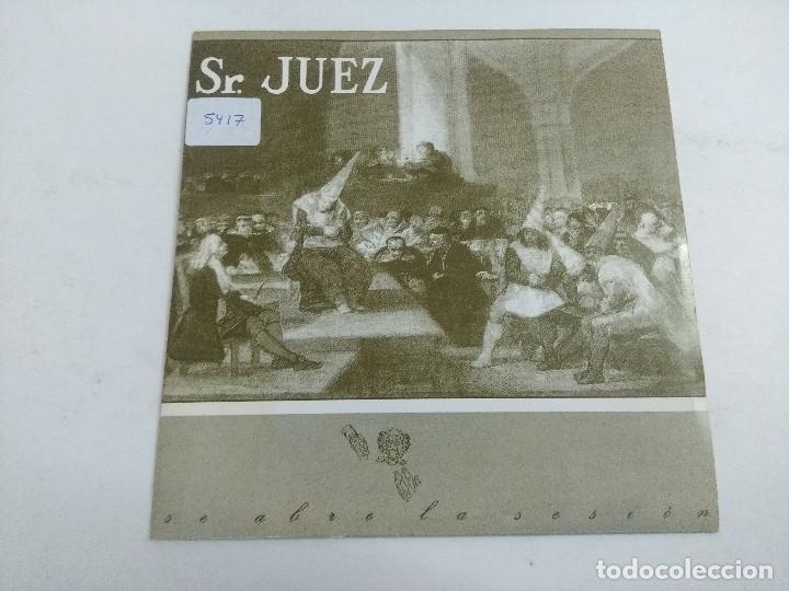 Discos de vinilo: SR.JUEZ/DOMINGO TARDE/SINGLE PROMOCIONAL. - Foto 1
