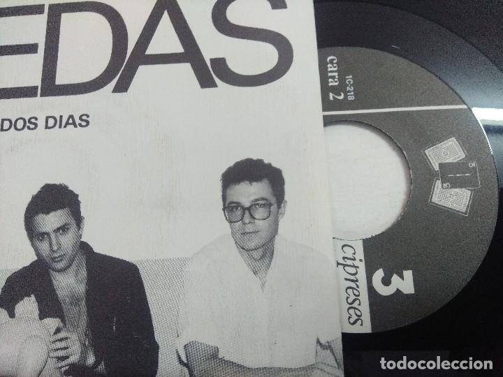 Discos de vinilo: LAS RUEDAS/DOS DIAS/SINGLE PROMOCIONAL. - Foto 2