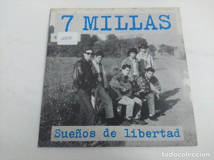 Discos de vinilo: 7 MILLAS/SUE&Ntilde;OS DE LIBERTAD/SINGLE PROMOCIONAL. - Foto 1