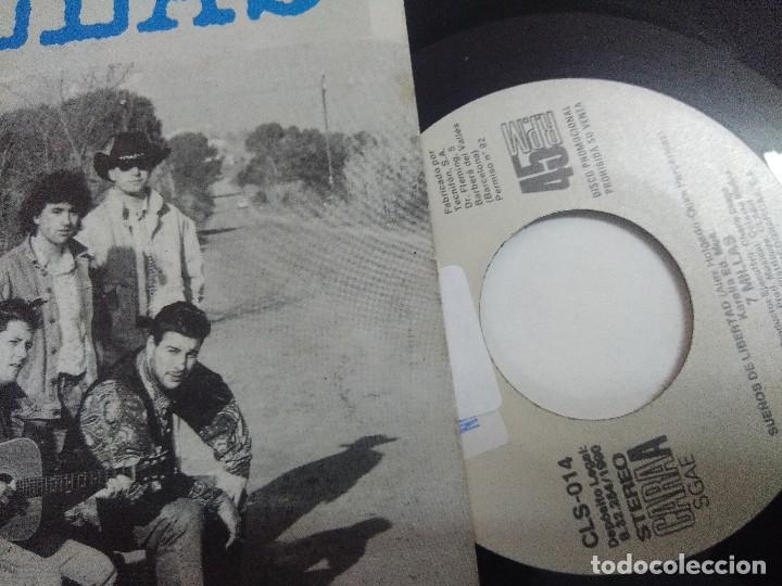 Discos de vinilo: 7 MILLAS/SUE&Ntilde;OS DE LIBERTAD/SINGLE PROMOCIONAL. - Foto 2