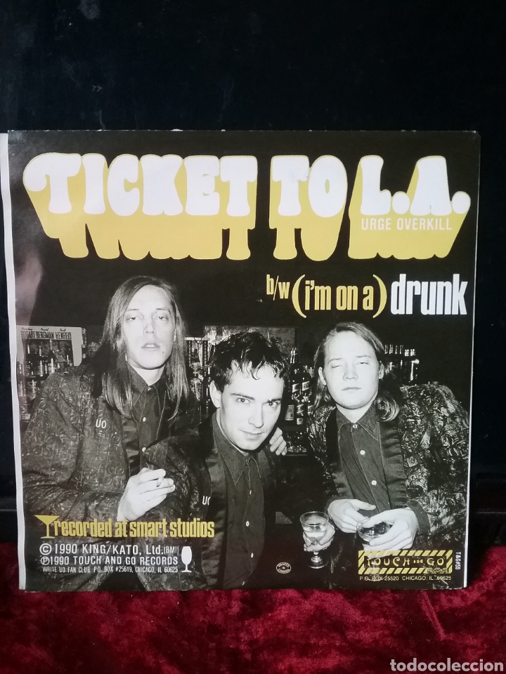 Discos de vinilo: URGE OVERKILL 1990 TOUCH & GO Records - Foto 2