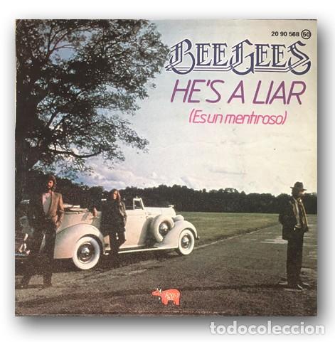 Discos de vinilo: Bee Gees - Hes a Liar - Foto 1