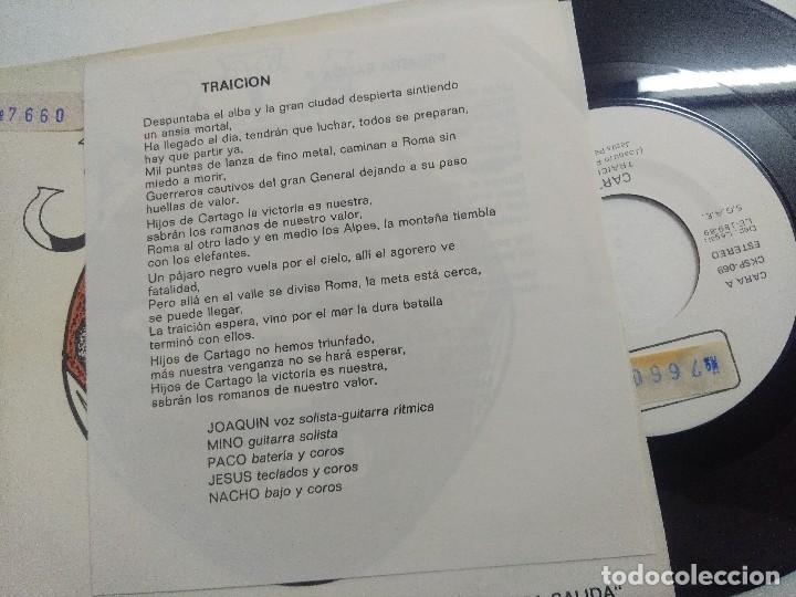 Discos de vinilo: CARTAGO/TRAICION/SINGLE + HOJA PROMO. - Foto 2