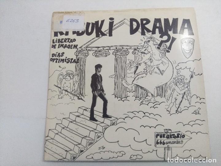 Discos de vinilo: KABUKI DRAMA/LIBERTAD DE IMAGEN/SINGLE + HOJA PROMO.