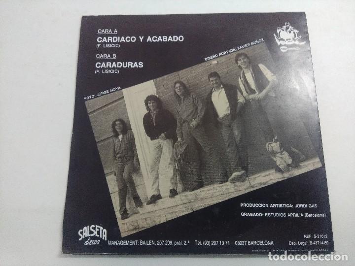 Discos de vinilo: SOPA DE CABRA/CARDIACO Y ACABADO/SINGLE. - Foto 3