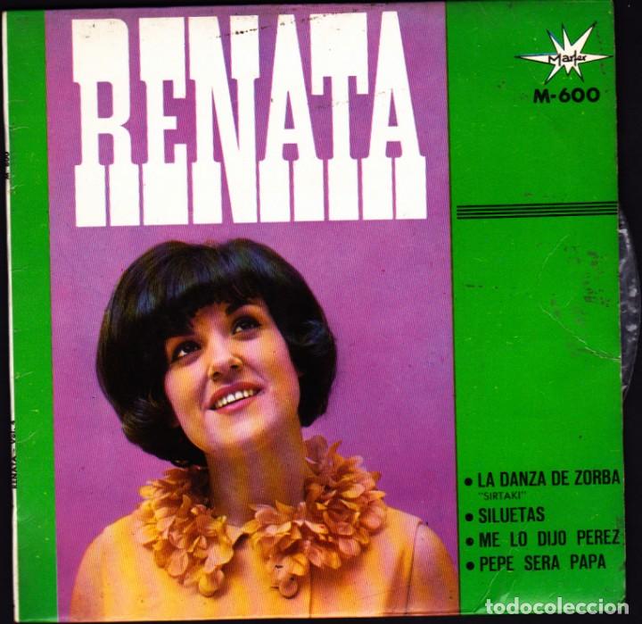 Discos de vinilo: EP RENATA LA DANZA DEL ZORBA + 3 DISCOS MAFER - Foto 1