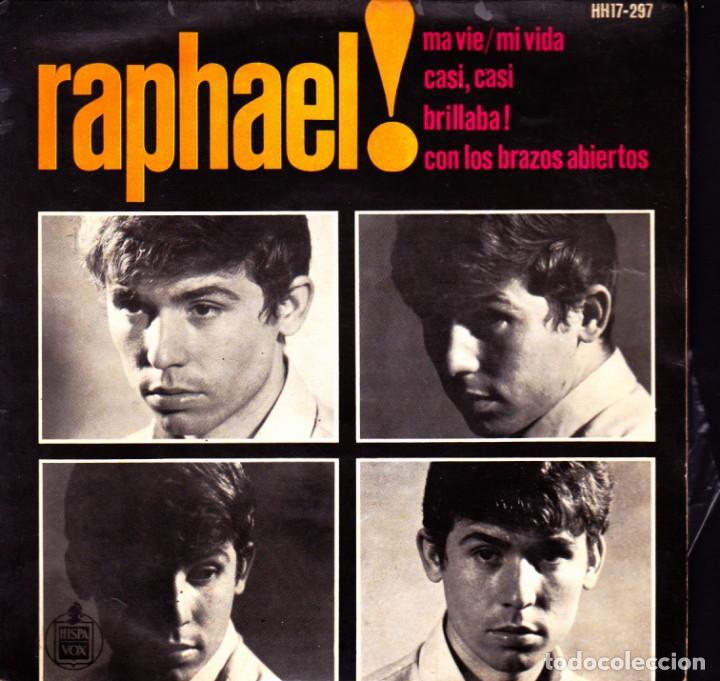 Discos de vinilo: EP RAPHAEL MA VIE + 3 DISCOS HISPAVOX - Foto 1