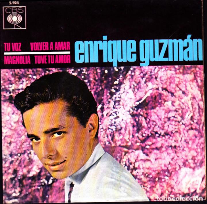 Discos de vinilo: EP ENRIQUE GUZMAN TU VOZ + 3 DISCOS CBS - Foto 1