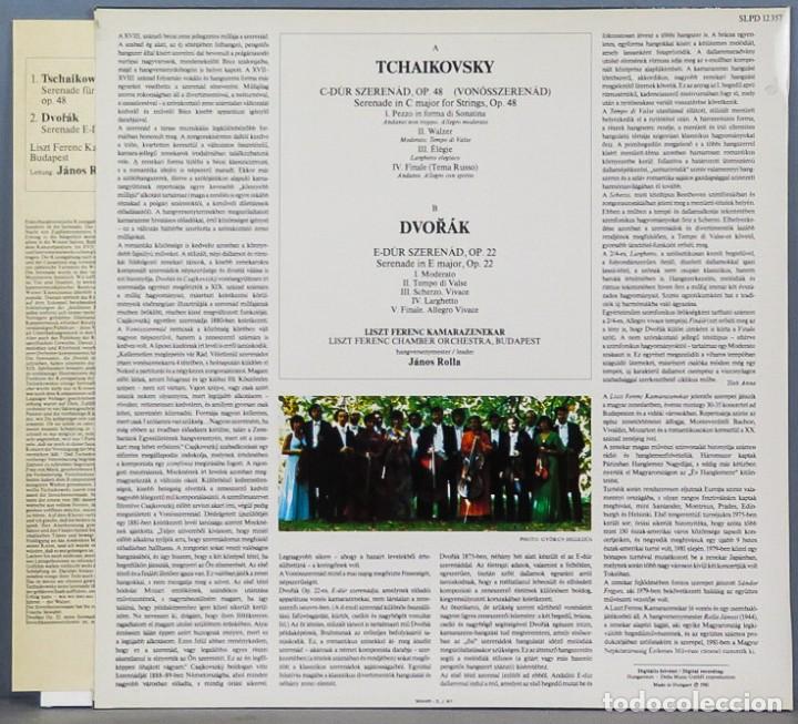 Discos de vinilo: LP. Tchaikovsky. Dvoř&aacute;k. SERENADES FOR STRINGS. ROLLA - Foto 2