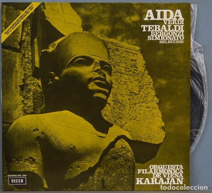 Discos de vinilo: LP. AIDA. VERDI. TEBALDI - Foto 1