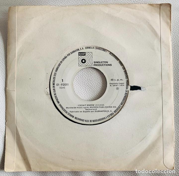 Discos de vinilo: STORM, SINGLE I DONT KNOW ESPA&Ntilde;A BASF 1974 ROCK - Foto 1