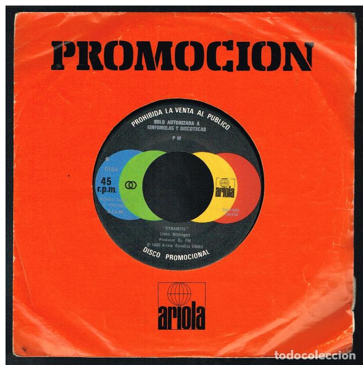 Discos de vinilo: PM - DYNAMITE / GO FOR IT - SINGLE 1980 - PROMO - Foto 1