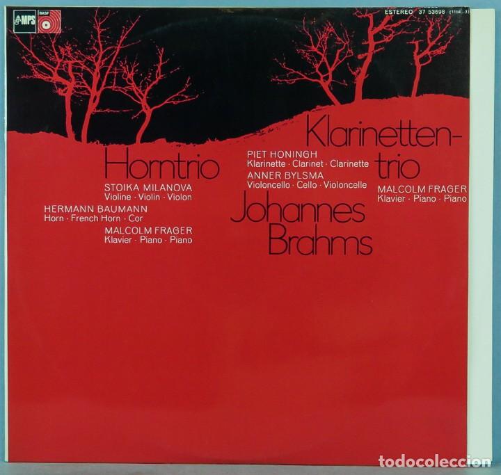 Discos de vinilo: LP. BRAHMS. Horntrio. Klarinettentrio - Foto 1