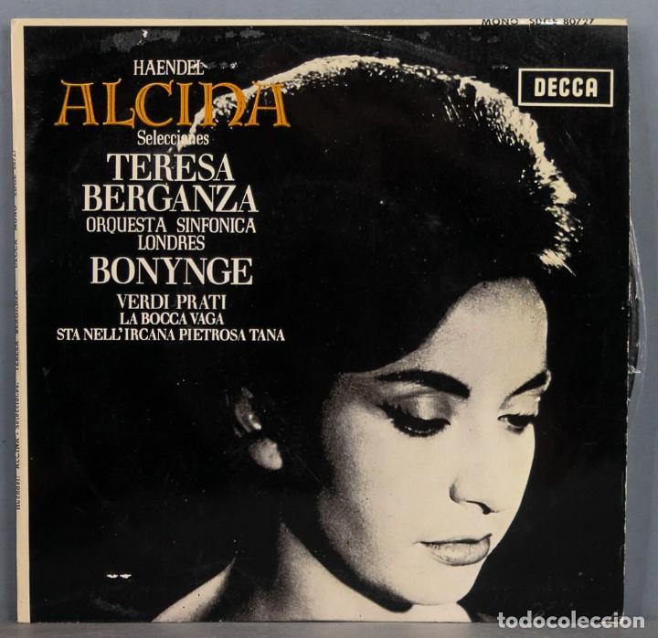 Discos de vinilo: EP. ALCINA. HAENDEL. BERGANZA - Foto 1