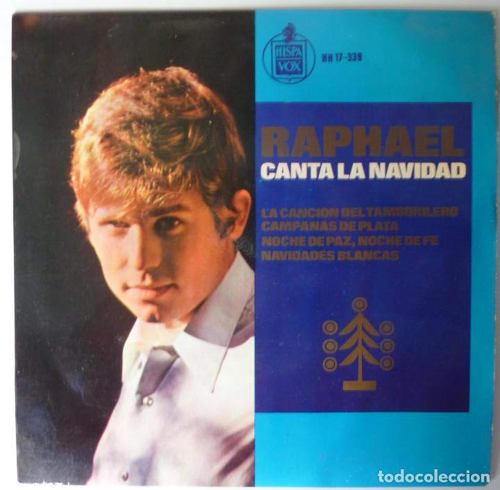 Discos de vinilo: RAPHAEL // CANTA A LA NAVIDAD // 1965 // EP - Foto 1