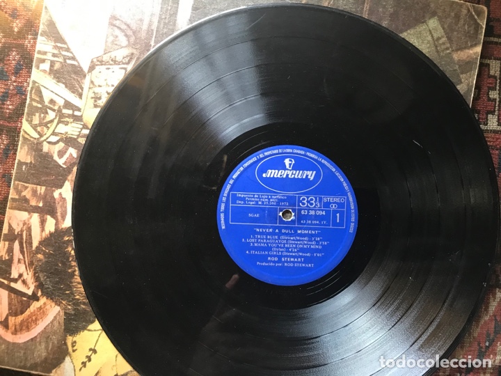 Discos de vinilo: Never a dull moment. Rod Stewart - Foto 5
