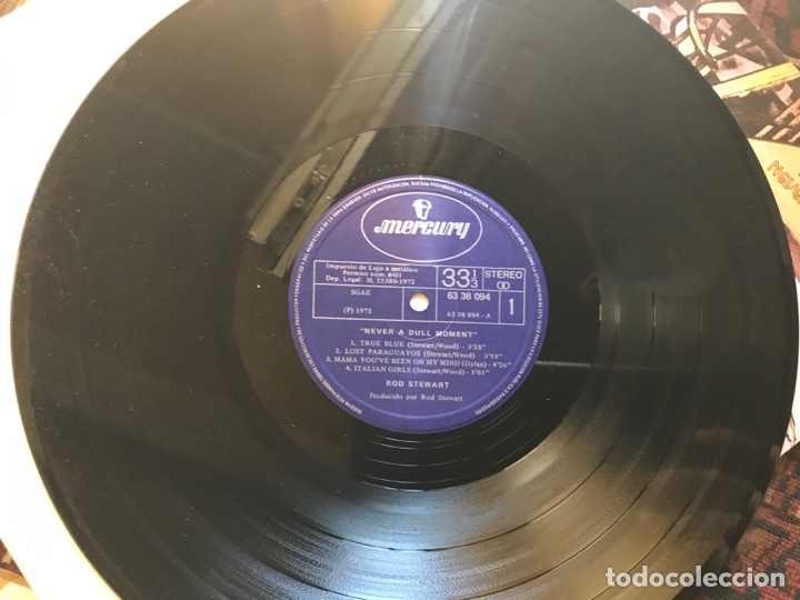 Discos de vinilo: Never a dull moment. Rod Stewart - Foto 6