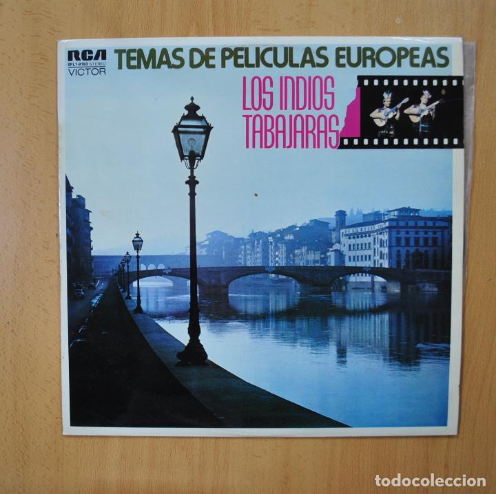 Discos de vinilo: LOS INDIOS TABAJARAS - TEMAS DE PELICULAS EUROPEAS - LP - Foto 1
