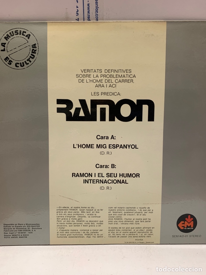 Discos de vinilo: VIN1449 Ram&oacute;n VINILO SEGUNDA MANO - Foto 2