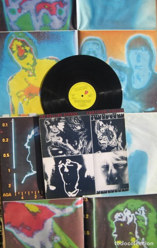 Discos de vinilo: ROLLING STONES / EMOTIONAL RESCUE !! COMPLETA 1&ordf; EDIT. ORIG. CANADA + GIGANTE POSTER !! TODO EX