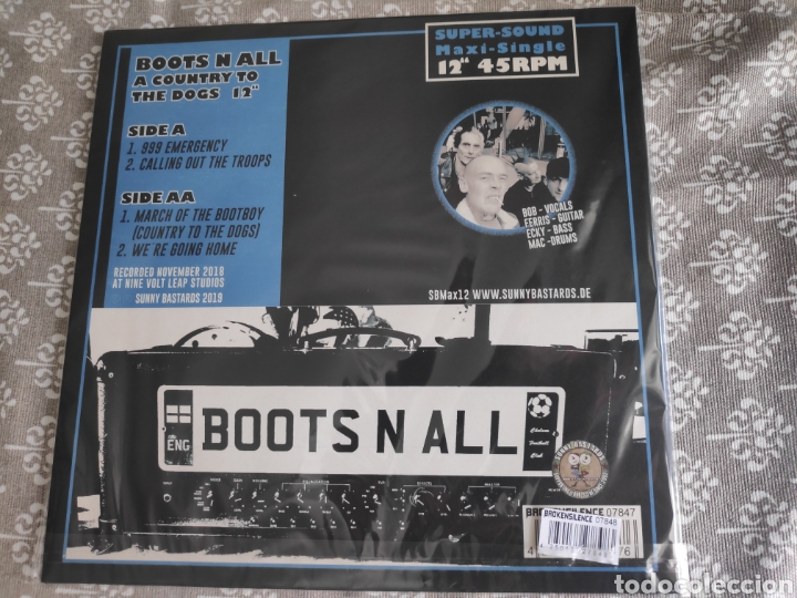 Discos de vinilo: Álbum maxi single disco vinilo 12” Boots N All a country to the dogs nuevo - Foto 2 - 264347456