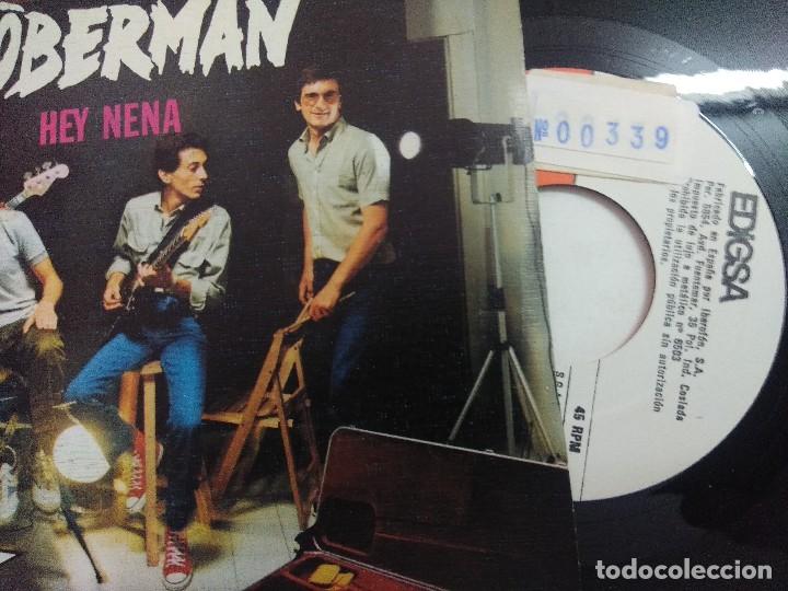 Discos de vinilo: DOBERMAN/HEY NENA/SINGLE PROMOCIONAL. - Foto 2