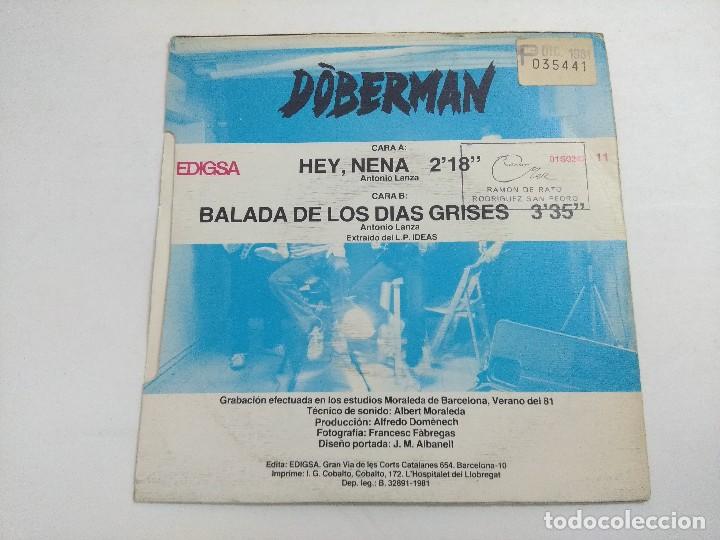 Discos de vinilo: DOBERMAN/HEY NENA/SINGLE PROMOCIONAL. - Foto 3