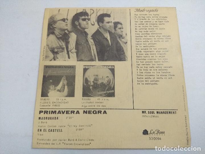 Discos de vinilo: PRIMAVERA NEGRA/MADRUGADA/SINGLE. - Foto 3
