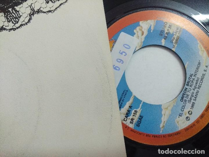 Discos de vinilo: ORFEON BRUTAL/EL COLOR DE TU ROPA INTERIOR/SINGLE. - Foto 2