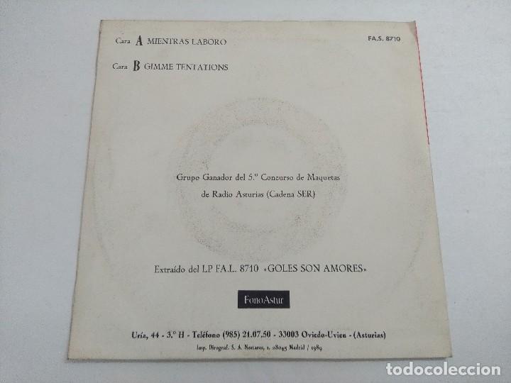 Discos de vinilo: ESQUIL Y LOS MURES/MIENTRAS LABORO/RAFA KAS/SINGLE. - Foto 3