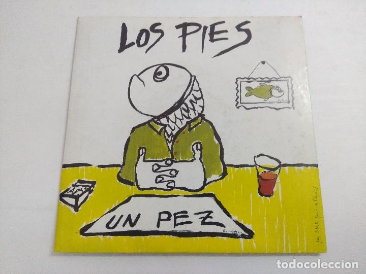 Discos de vinilo: LOS PIES/UN PEZ/SINGLE. - Foto 1
