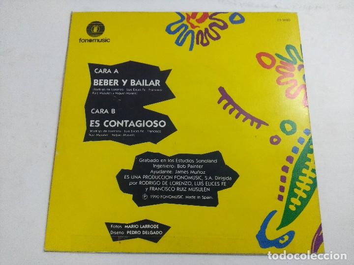 Discos de vinilo: CIUDAD JARDIN/BEBER Y BAILAR/SINGLE. - Foto 3