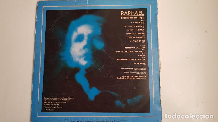 Discos de vinilo: RAPHAEL - ETERNAMENTE TUYO (VINILO) - Foto 2