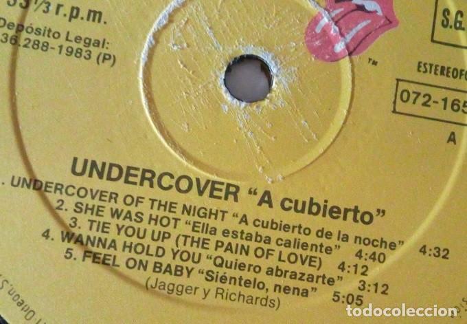 Discos de vinilo: THE ROLLING STONES - UNDERCOVER - LP - 1983 - Foto 3