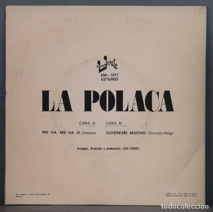 Discos de vinilo: SINGLE. LA POLACA. ME VA, ME VA - Foto 2