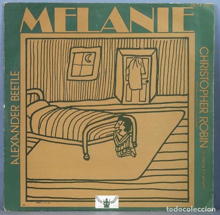 Discos de vinilo: SINGLE. MELANIE. ALEXANDER BEETLE - Foto 1