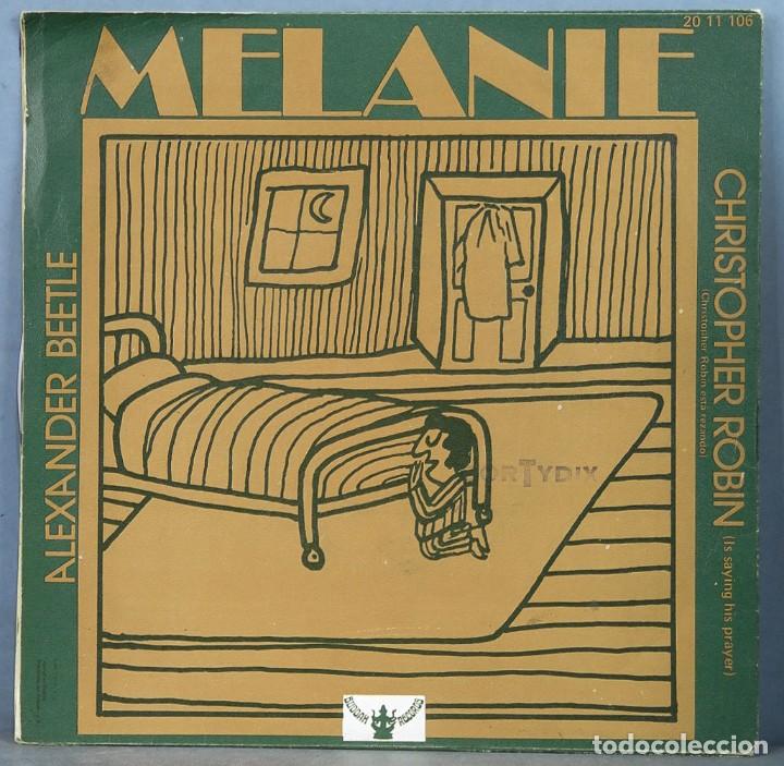 Discos de vinilo: SINGLE. MELANIE. ALEXANDER BEETLE - Foto 2