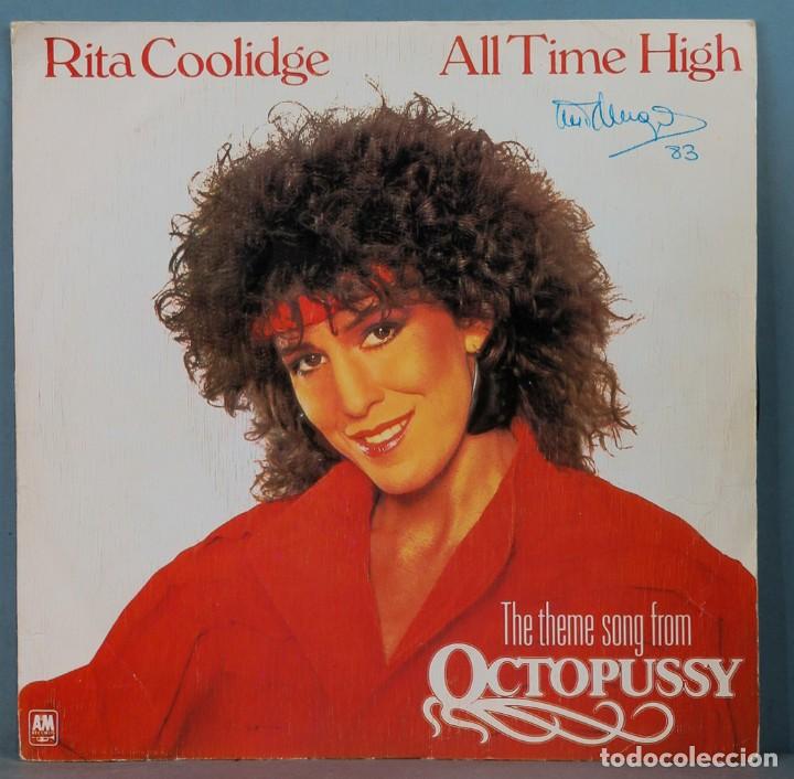Discos de vinilo: SINGLE. RITA COOLIDGE. ALL TIME HIGH - Foto 1