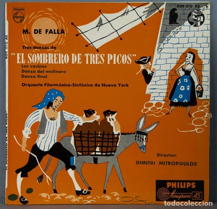 Discos de vinilo: EP. FALLA. EL SOMBRERO DE TRES PICOS - Foto 1