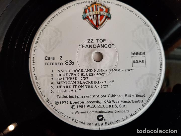 Discos de vinilo: ZZ TOP -FANDANGO!- (1983) LP DISCO VINILO - Foto 3
