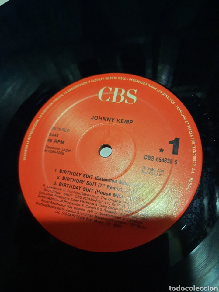 Discos de vinilo: Johnny Kemp - Birthday suit - Foto 3