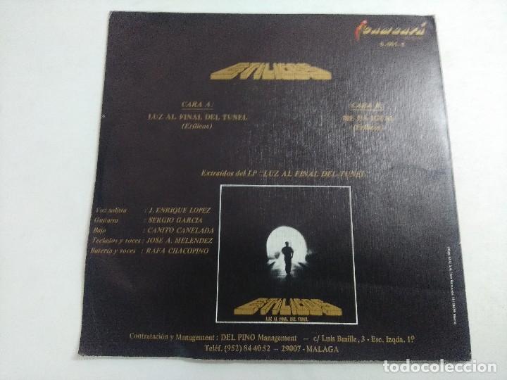 Discos de vinilo: ETILICOS/LUZ AL FINAL DEL TUNEL/SINGLE. - Foto 3
