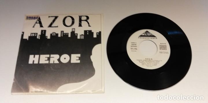 Discos de vinilo: Azor - Heroe (7&rdquo;, Single, Promo) - Foto 1