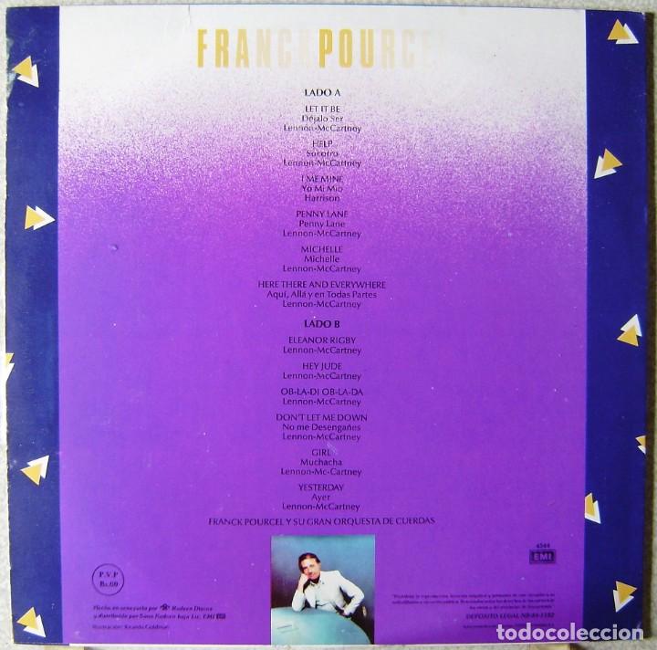 Discos de vinilo: FRANCK POURCEL.ENCUENTRO CON LOS BEATLES...VERSIONES ORQUESTADAS COMO NUEVO - Foto 2