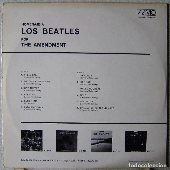 Discos de vinilo: THE AMENDMENT.HOMENAJE A LOS BEATLES...VERSIONES...EX - Foto 2