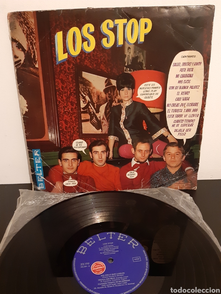 LOS STOP. BELTER. 1968. 22.199. ESPAÑA. (Música - Discos - LP Vinilo - Grupos Españoles 50 y 60)